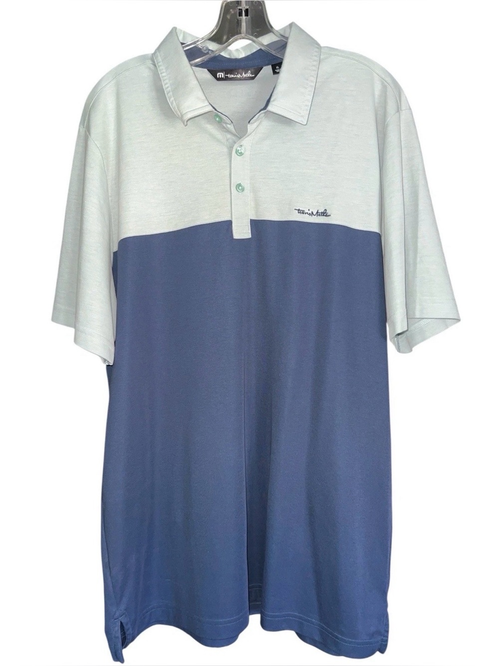 Travis Mathew Spooky Szn Men's Performance Short Sleeve Navy Polo Size XL